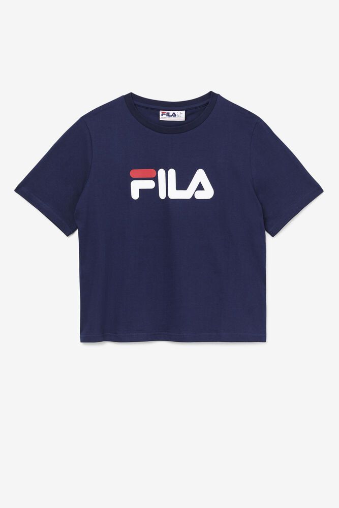 Fila T-Shirt Miss Eagle Womens Navy - India PBG-728160